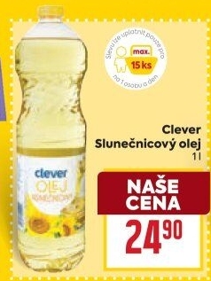 Slunečnicový olej Clever