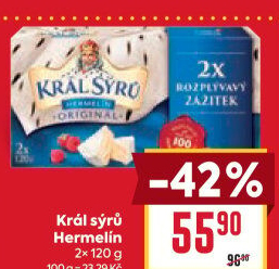 Sýr Hermelín Král sýrů