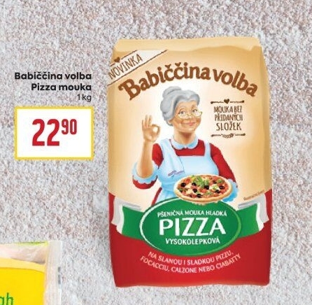 Mouka na pizzu Babiččina volba