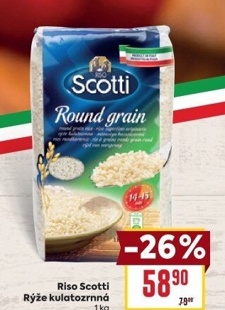 Rýže kulatozrnná Riso Scotti