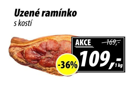 Uzené ramínko s kostí
