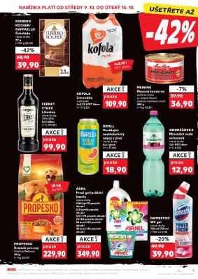 akční leták Kaufland 9.10.2024-15.10.2024