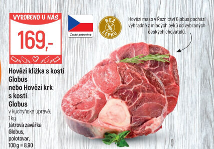 Hovězí kližka s kostí Globus