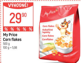 Lupínky cornflakes My Price