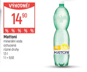 Ochucená voda Mattoni
