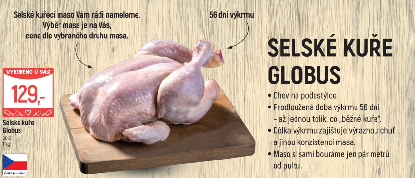 Selské kuře Globus