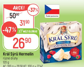Sýr Hermelín Král sýrů