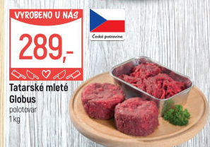 Tatarský biftek Globus