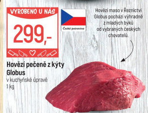 Hovězí pečeně z kýty Globus