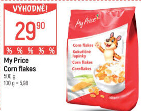 Lupínky cornflakes My Price