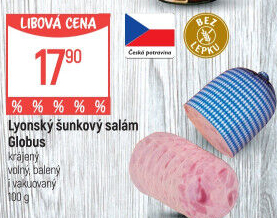 Salám lyonský šunkový Globus