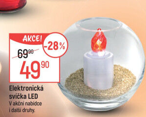 Svíčky hřbitovní LED