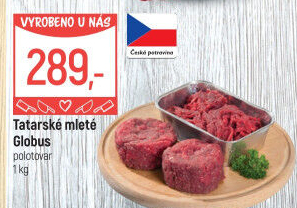 Tatarský biftek Globus