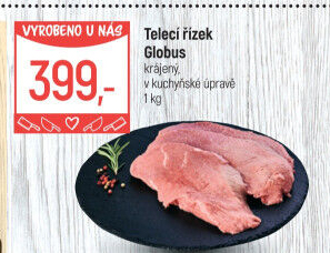 Telecí řízek Globus