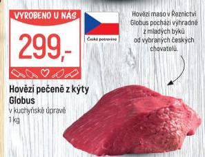 Hovězí pečeně z kýty Globus
