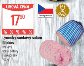 Salám lyonský šunkový Globus