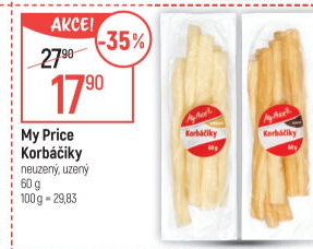 Sýr korbáčky My price