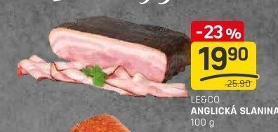 Anglická slanina LE&amp