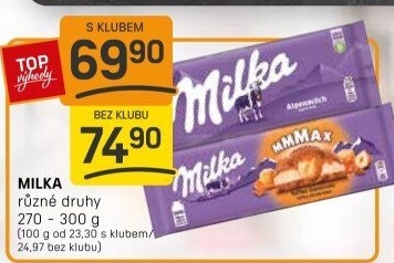 Čokoláda Milka