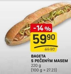 Obložená bageta