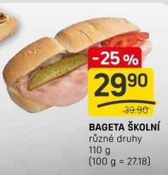 Obložená bageta