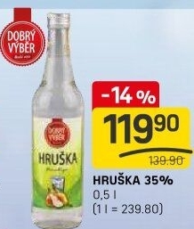 Pálenka Hruška Dobrý Výběr
