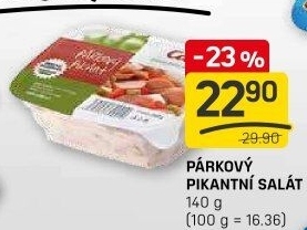 Salát párkový pikant Cábů