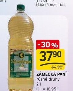 Víno stolní Zámecká paní