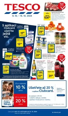 akční leták Tesco 9.10.2024-15.10.2024