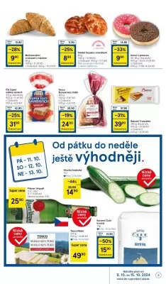akční leták Tesco 9.10.2024-15.10.2024