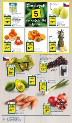 akční leták Tesco 9.10.2024-15.10.2024