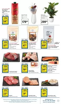 akční leták Tesco 9.10.2024-15.10.2024