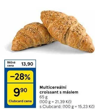 Croissant multicereální