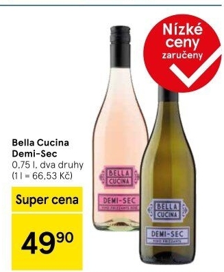 Frizzante Demi Sec Bella Cucina
