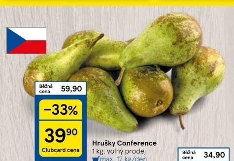 Hrušky Konference Tesco