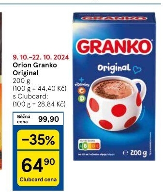 Instantní kakao Granko Orion