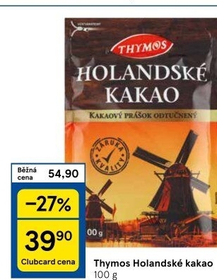 Kakao holandské Thymos