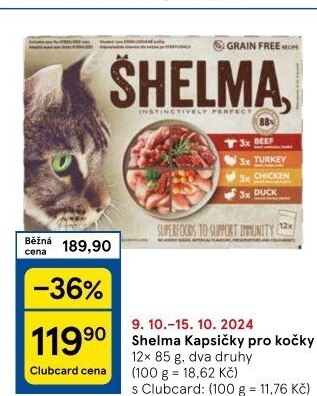 Kapsičky pro kočky Shelma