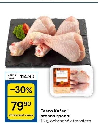 Kuřecí stehna Tesco