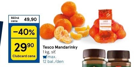 Mandarinky Tesco