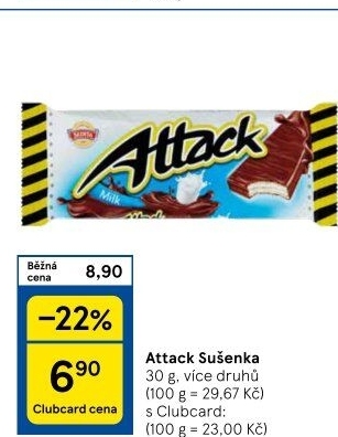 Oplatky Attack Sedita