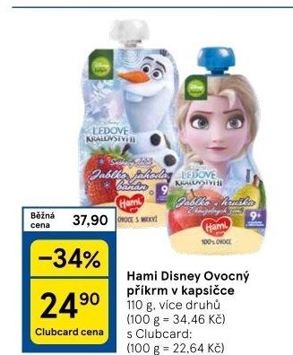Ovocná kapsička Hami