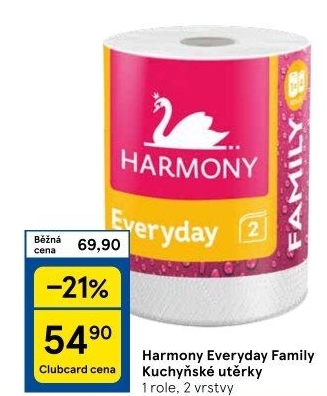 Utěrky kuchyňské 2vrstvé Every Day Family Harmony