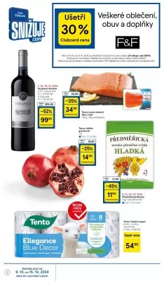 akční leták Tesco 9.10.2024-15.10.2024