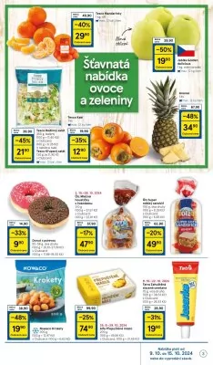 akční leták Tesco 9.10.2024-15.10.2024