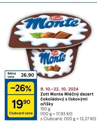 Dezert Monte Zott