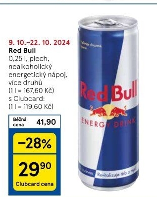 Energetický nápoj Red Bull