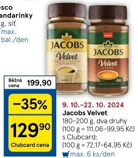 Instantní káva Jacobs Velvet