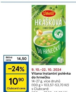 Instantní polévka do hrnečku Vitana