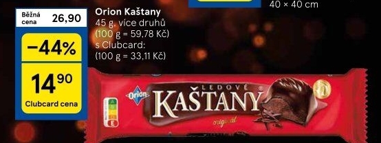 Ledové kaštany Orion